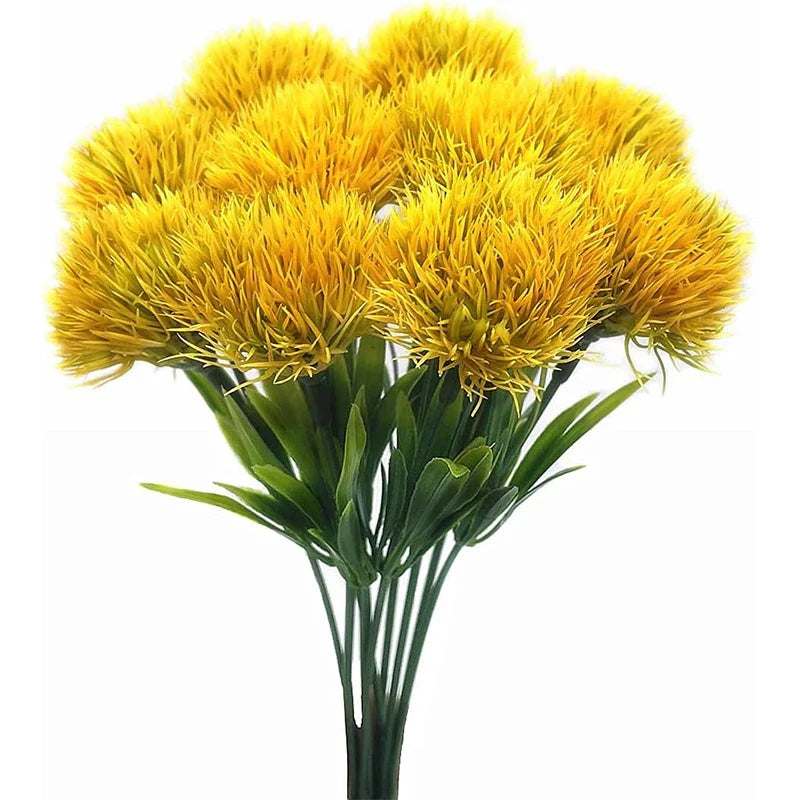Artificial Dandelion Bouquet Set 3/5/10/12Pcs – 26cm Fake Flower Plants for Home, Bedroom, Wedding & Garden Vase Decoration