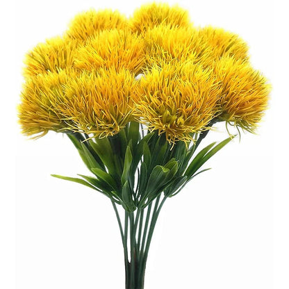 Artificial Dandelion Bouquet Set 3/5/10/12Pcs – 26cm Fake Flower Plants for Home, Bedroom, Wedding & Garden Vase Decoration