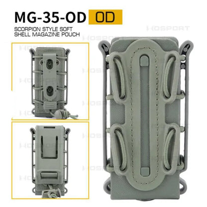 Tactical 9mm Single Magazine Pouch — MOLLE Quick‑Release Holder for Glock, Beretta & P226 Hunting Gear