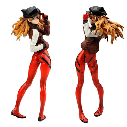22cm Neon Genesis Evangelion Anime Figure – Asuka Langley Soryu & Rei Ayanami Action Collectible