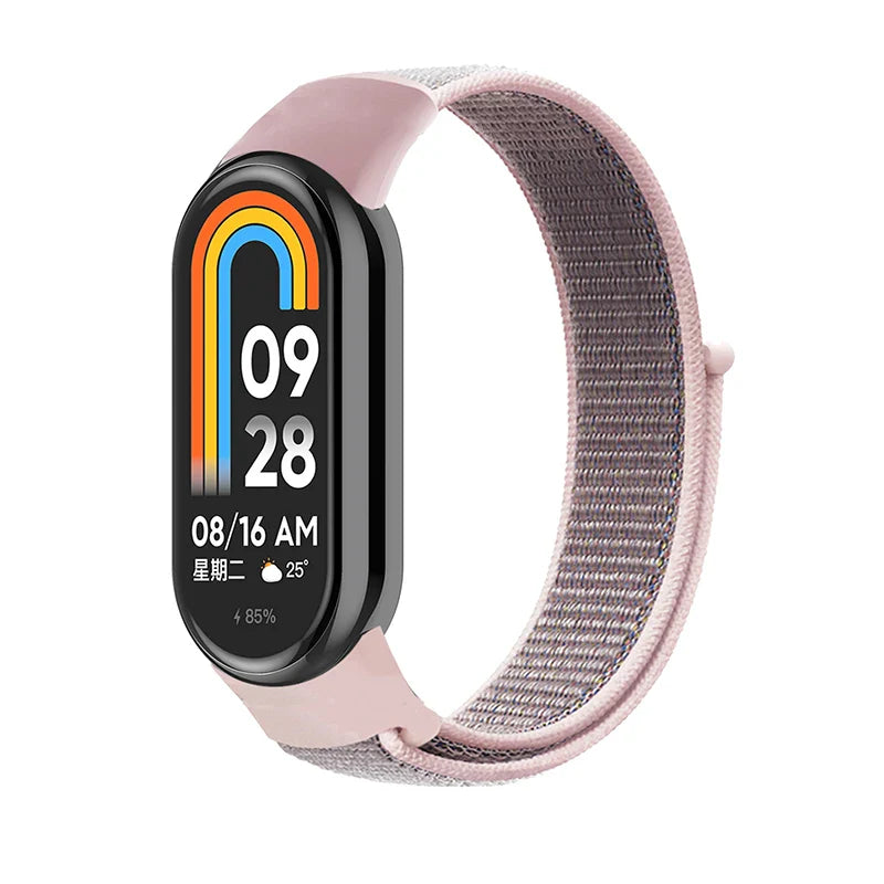 Nylon Loop Strap for Xiaomi Mi Band 3-9 – Replacement Sport Smartwatch Wristband