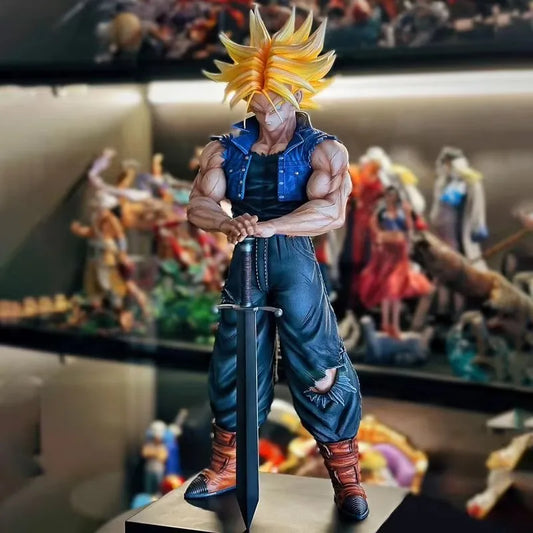25CM Dragon Ball Z Trunks Action Figure - PVC Statue Collectible Model, Anime Decoration & Gift Toy