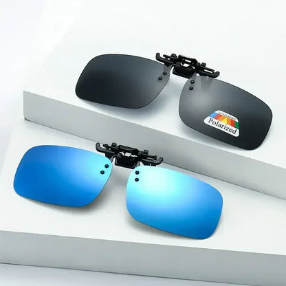 Polarized Clip-On Sunglasses – HD UV400 Driving & Night Vision Glasses Shades