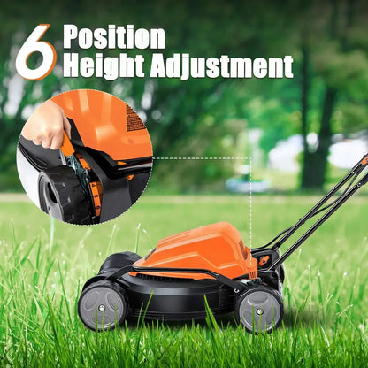 ME1218X Electric Lawn Mower — 12AMP, 19-Inch Cutting Deck