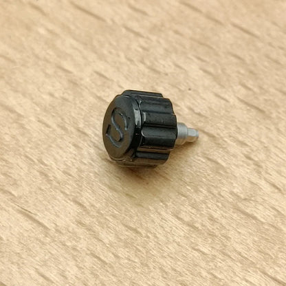 Silver, Gold & Black Watch Crown — Replacement for NH34/NH35/NH36 Movements SKX007
