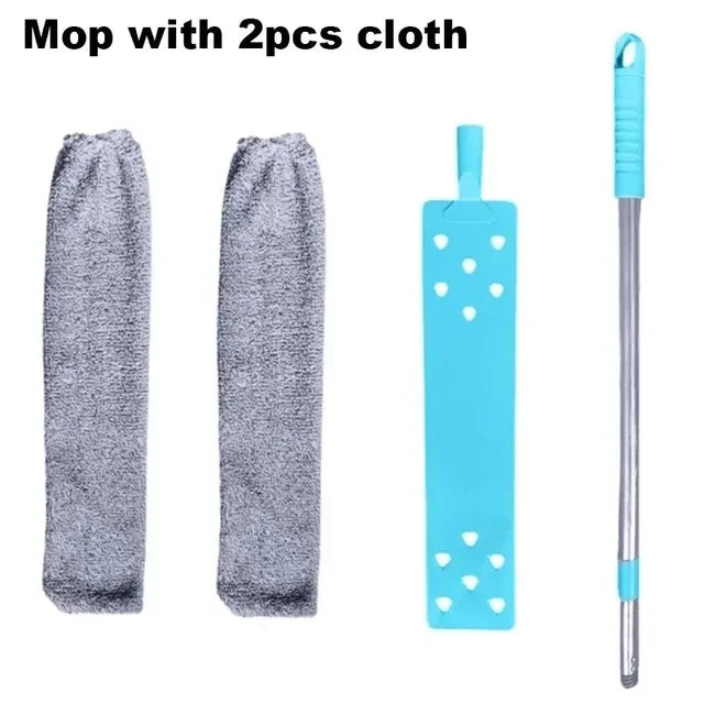 UNTIOR Long Handle Dust Mop – Floor, Ceiling, Sofa & Bed Dust Cleaner Household Cleaning Tool