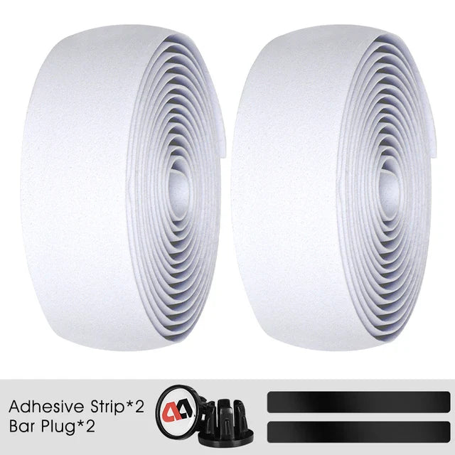 WEST BIKING EVA High Tenacity Handlebar Tape — Shock Absorbing Adhesive Bar Tape with Holes for Road Bikes