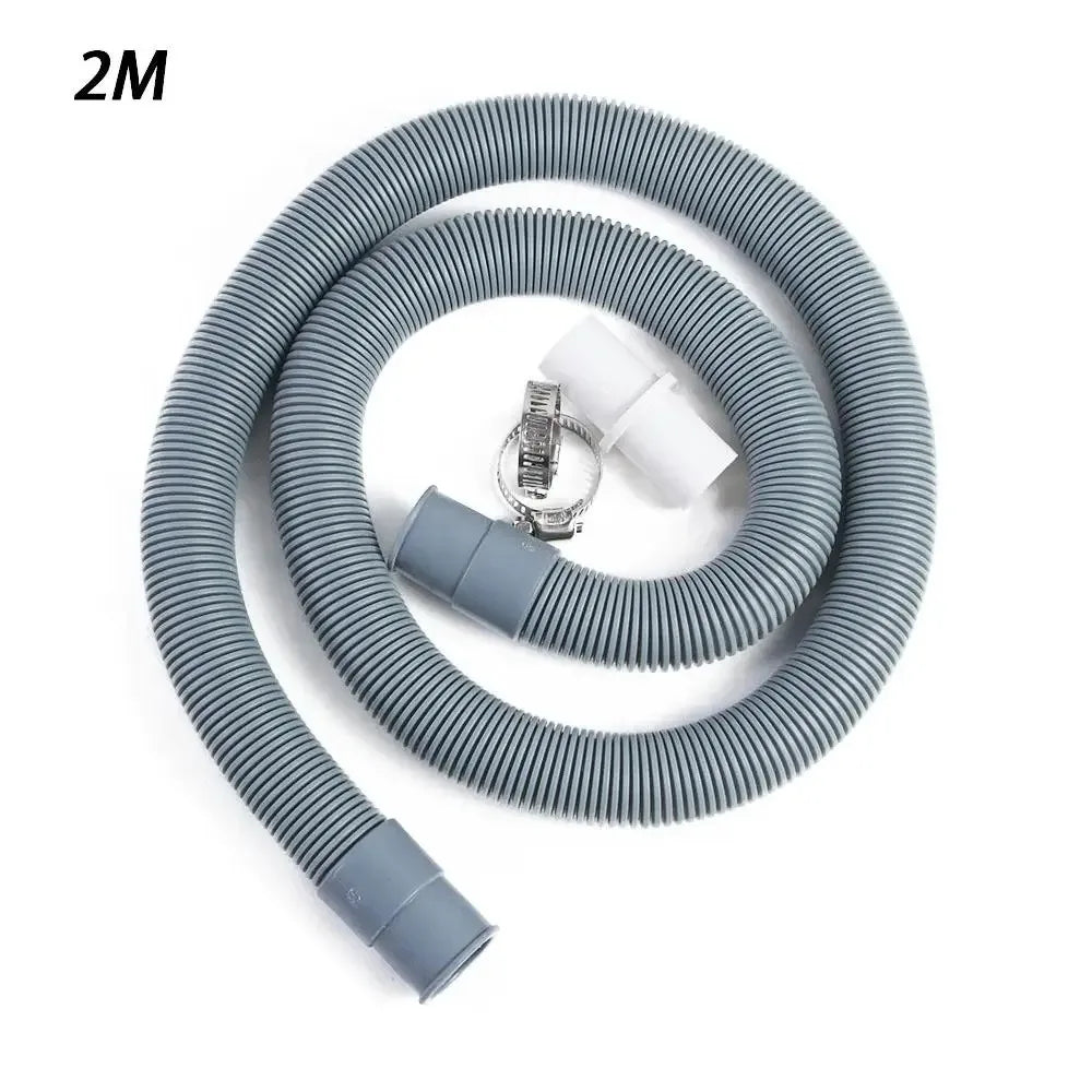Universal Drain Hose Extension Kit - 1/2/3M Washing Machine & Dishwasher Waste Water Outlet Pipe