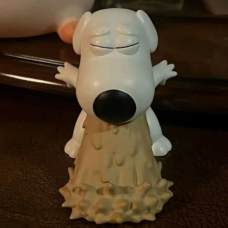 Family Guy Puking Brian & Stewie Figure - PVC Youtooz Style Collectible Model Toy & Christmas Decor Gift