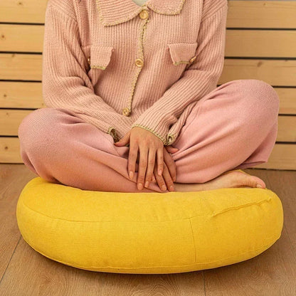 Yoga Memory Foam Seat Pillow – Solid Color, Detachable & Washable Cushion for Meditation & Sofa