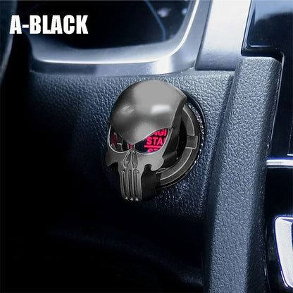 Ignition Switch Protective Cover – Engine Start/Stop Button Sticker for Car Interior Accessories