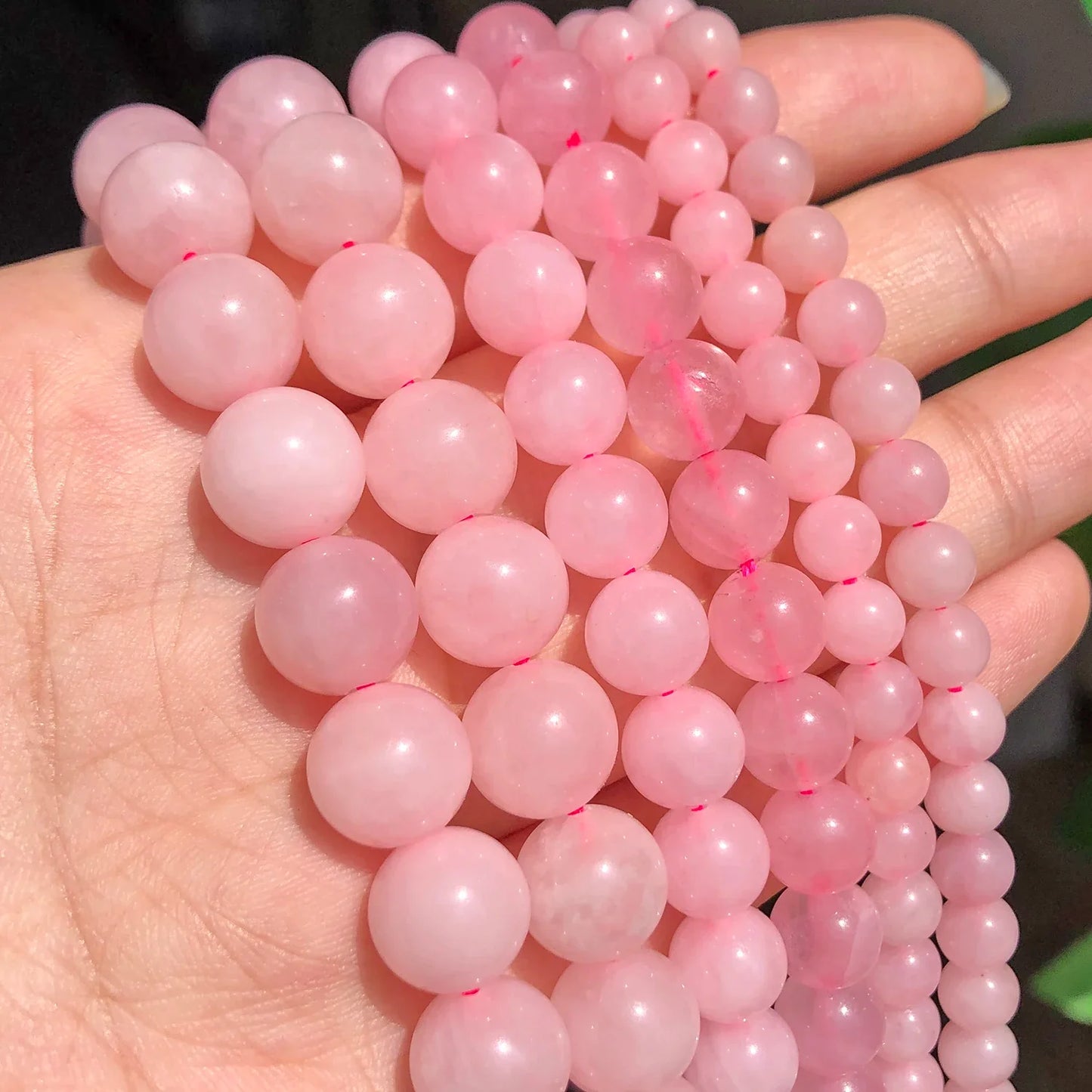 Natural Flame Stone Beads - Yooperlite & Fire Sodalite Loose Spacer Beads for DIY Bracelets and Necklaces