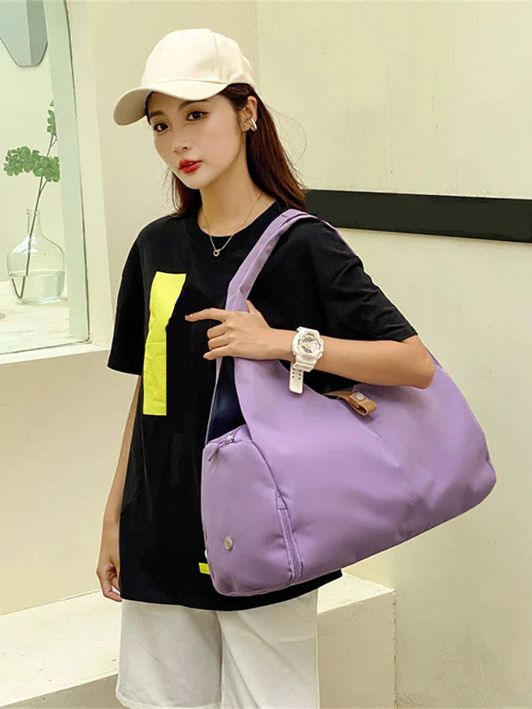 Women’s Yoga Mat Bag – Fitness Shoulder Tote for Gym, Sports, Travel, Dry/Wet Storage