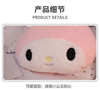Sanrio My Melody & Kuromi Plush Dolls – Cute Soft Stuffed Animal Pillow, Cartoon Plush Toy for Girls’ Birthday & Christmas Gifts