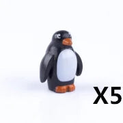 MOC Animal Scene Building Blocks – Zoo & Wildlife DIY Toy Bricks with Ducks, Cats, Dogs, Penguins, Eagles, Wolves, Bears, Deer, Sharks, Snakes, Mice, Sheep (K055)