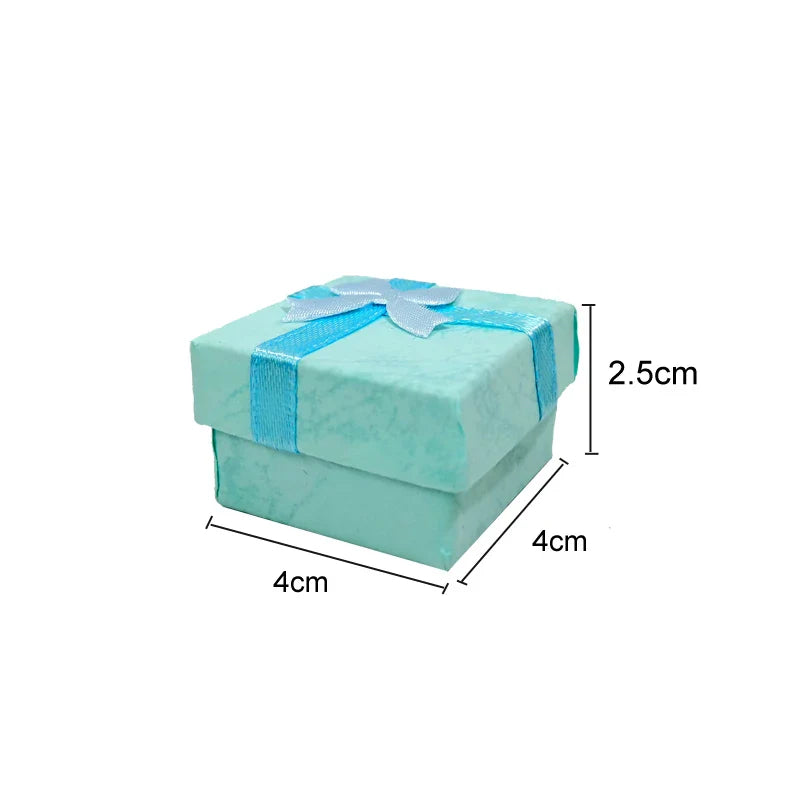 12/24/36pcs Ring & Earring Storage Boxes — High-Quality Paper Jewelry Gift Packaging Container Display