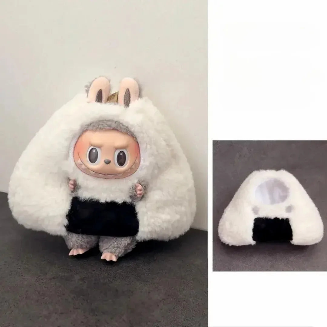 17CM Labubu Cute Milk Doll Clothes – Handmade Outfit Accessories for V1 & V3 Dolls