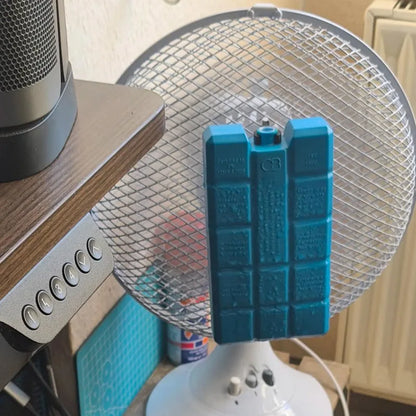Fan Ice Pack Holders - 6-Piece Clip-On Cooling Accessories for Summer Air Circulation