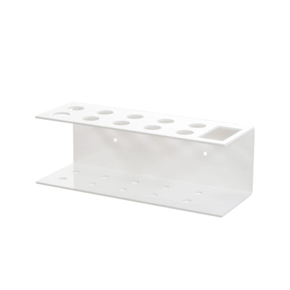 Acrylic Marker Pen Holder – Wall-Mounted 10-Slot Dry Erase Storage Rack for Office