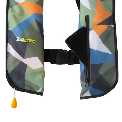 Professional Self-Inflatable Fishing Vest – 150N/100N Life Jacket for Adults, Manual & Auto Water Sports