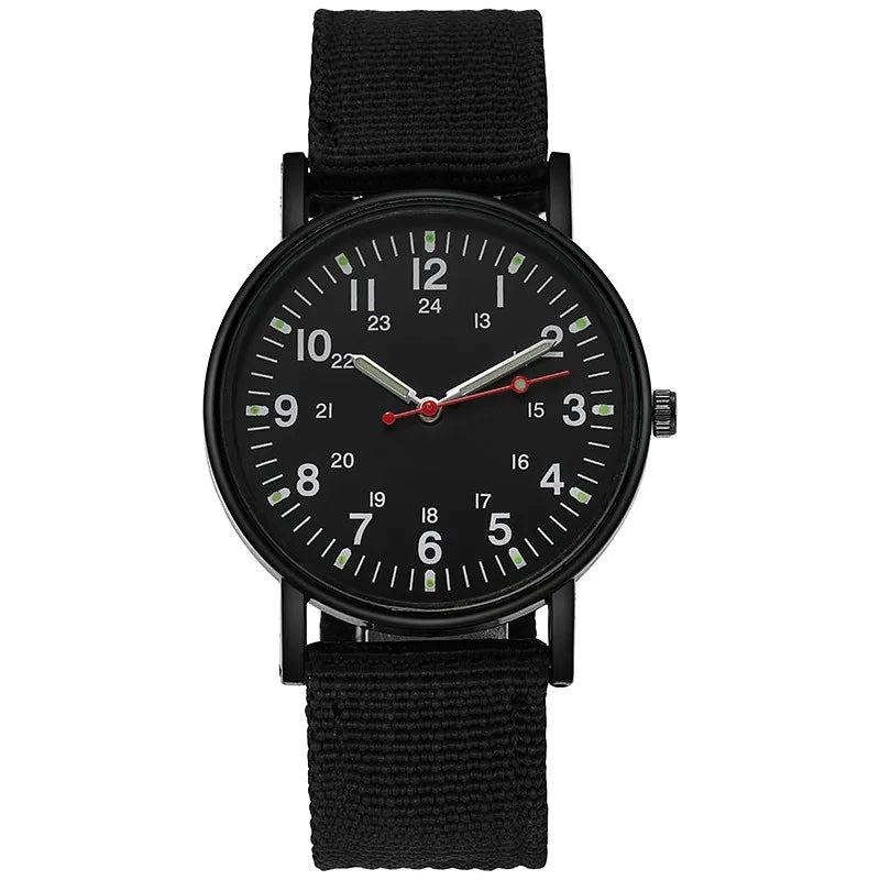 Luxury Men’s Quartz Watch - Waterproof Big Dial Wristwatch with Luminous Hands Fashion Design
