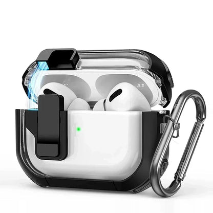 Security Lock Case for AirPods 1/2/3 & AirPods Pro 2 — Protective Headphone Cover & Coque