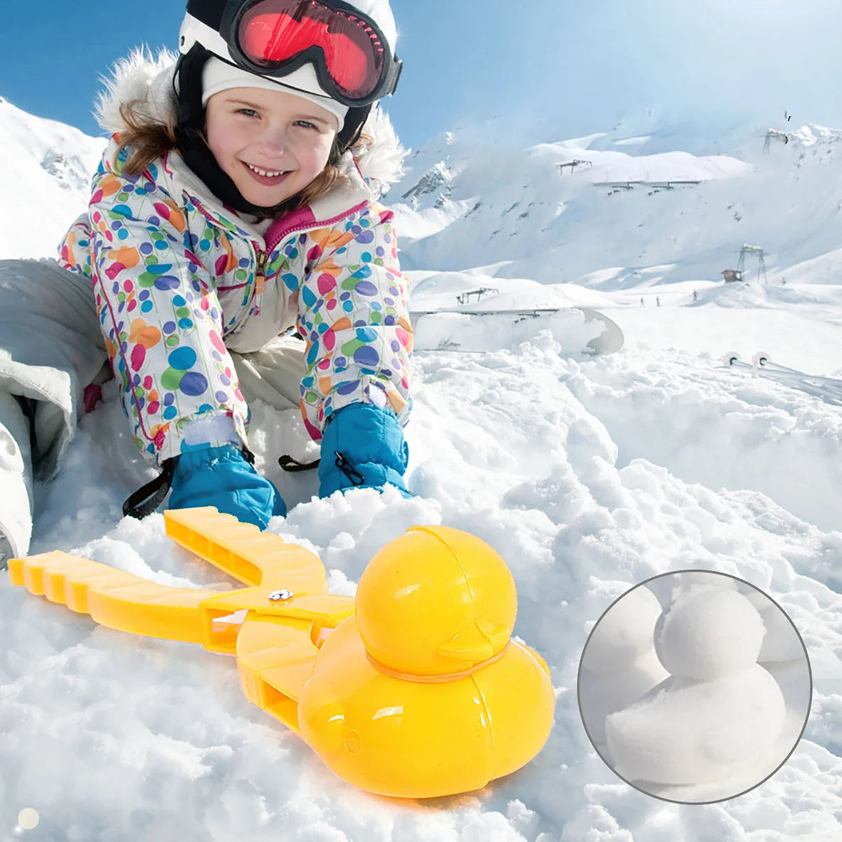 Snowball Grasper Toys Set: Multi-Shape DIY Snow Ball Maker Gadgets for Christmas Kids Toy