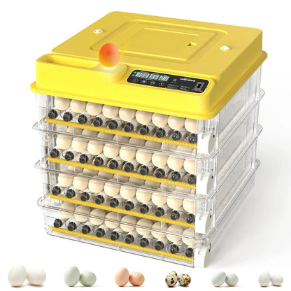 36–216 Egg Incubator - Fully Automatic Temperature, Water & Egg Turning for Chicken, Duck & Goose Eggs