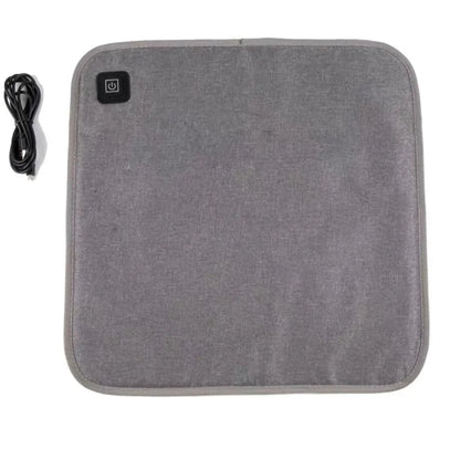Winter USB Heated Seat Cushion 90x43cm – Waterproof 3-Level Temperature Heating Pad for Car, Office, Bed & Outdoor Use