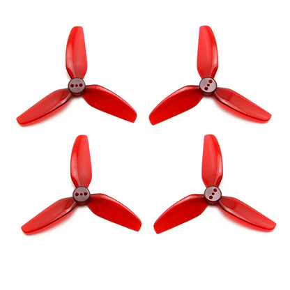 2 Pairs HQProp T3X3X3 3030 3-Blade Propellers – CW & CCW for RC FPV Freestyle 3" Toothpick & Cinewhoop Ducted Drones