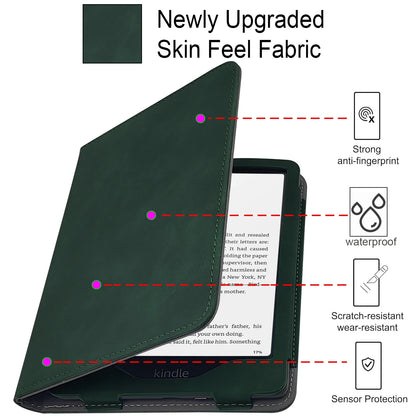 2024 All-New Kindle Paperwhite 12th Gen 7" Case - Signature Edition Cover with Auto Sleep/Wake, Double Hand Strap and Stand