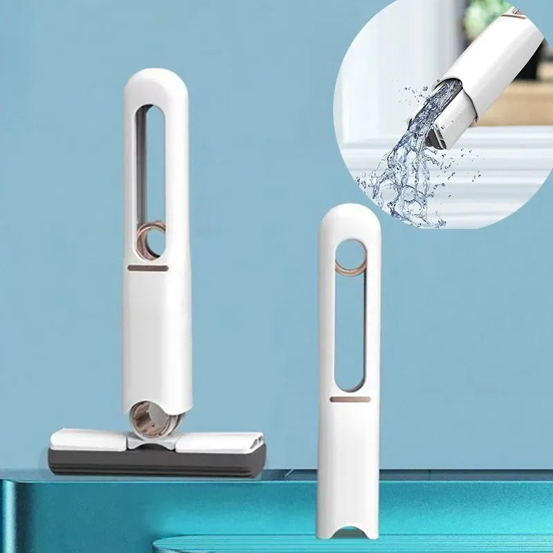 Mini Squeeze Mop - Versatile Cleaning Tool for Home, Kitchen, Car, Desk, and Glass Surfaces