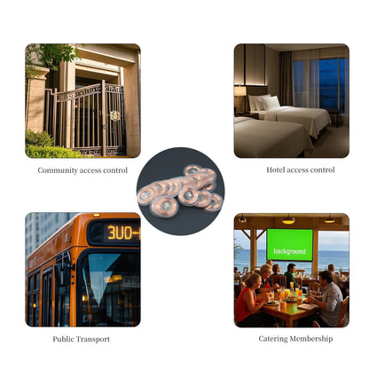 T5577 Rewritable RFID Smart Chip Tag – 125kHz Cloning Badge & Proximity Key Coin Card EM4305