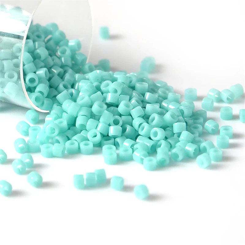 Miyuki Delica Seed Beads - 11/0 Glass Beads for DIY Jewelry, Bracelet Making & Craft Projects
