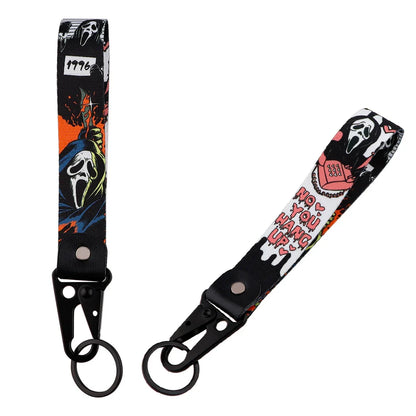 Anime Eagle Beak Keychain – Cool Short Lanyard for Phone, Badge Holder & USB Pendant