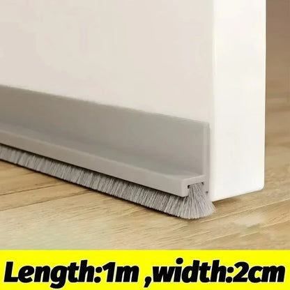 Self-Adhesive Door Sealing Strip – Gap Filler Brush for Windproof, Soundproof & Insect-Proof Doors