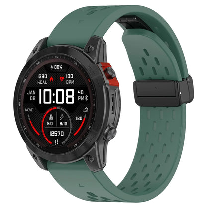 Quick Fit Silicone Strap for Garmin Fenix & Forerunner — 26mm, 22mm, 20mm Bands for Fenix 7X/7 Pro/6X/6/5X/5 Plus, Tactix 7, Forerunner 965/955, Enduro