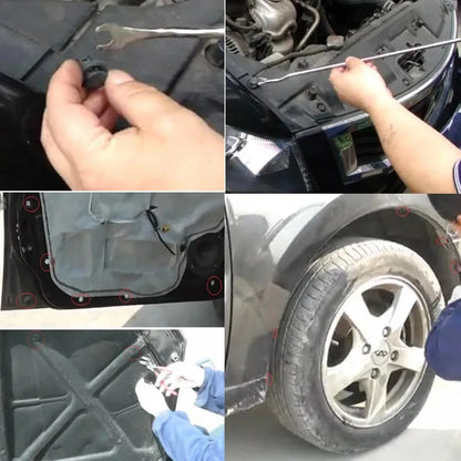 Universal Car Fastener Kit - 30 Types Auto Bumper Clips & Retainer Rivets for Vehicles