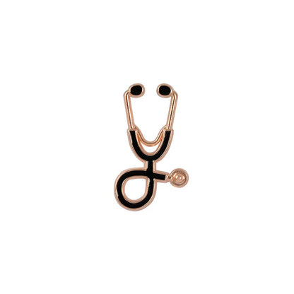Cartoon Medical Stethoscope Enamel Pin – Doctor & Nurse Brooch Lapel Badge, Cute Graduation Gift for Medical Students