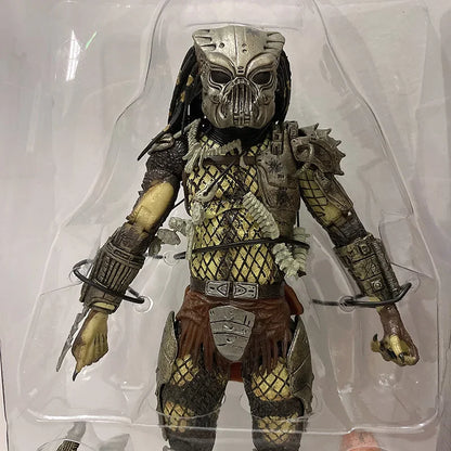 Aliens vs Predator Jungle Demon Action Figure – 30th Anniversary Masked & Unmasked Predator Collectible Desktop Toy