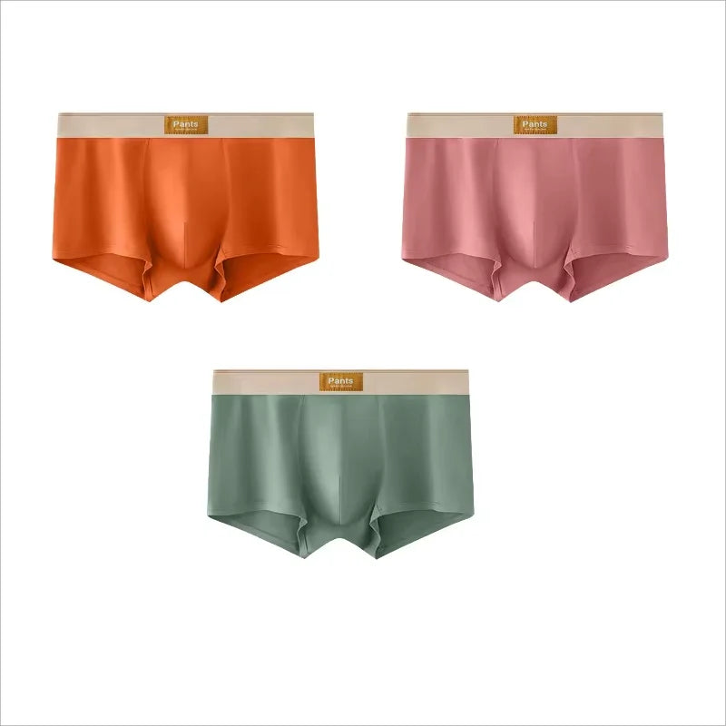 4PCS Men’s Cotton Boxer Shorts Set – Breathable Comfortable Underwear for Sports & Everyday Wear (L–7XL)