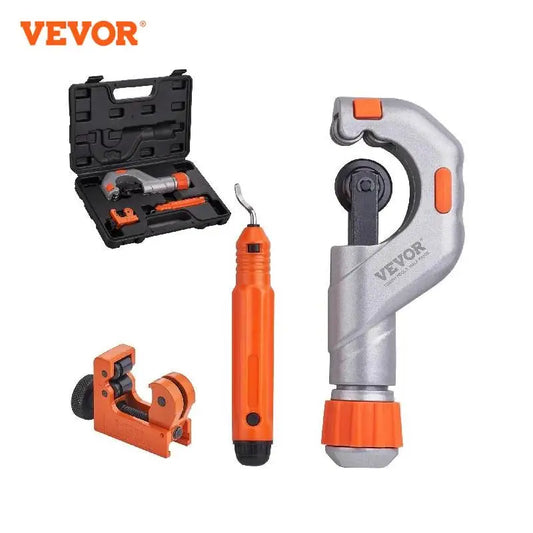 VEVOR 3PCS Heavy Duty Tubing Cutter Set – Mini Pipe Cutter & Deburring Tool for Copper, Aluminum, Steel & Plastic Pipes