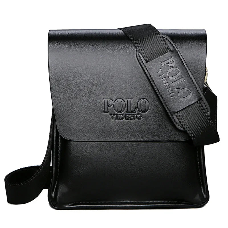Leisure Business Single Shoulder Bag - Polo Vertical Trendy Sling Bag for Men