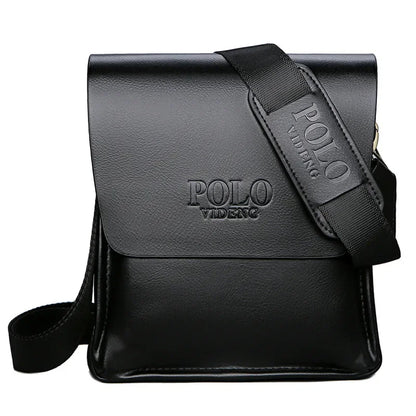 Leisure Business Single Shoulder Bag - Polo Vertical Trendy Sling Bag for Men