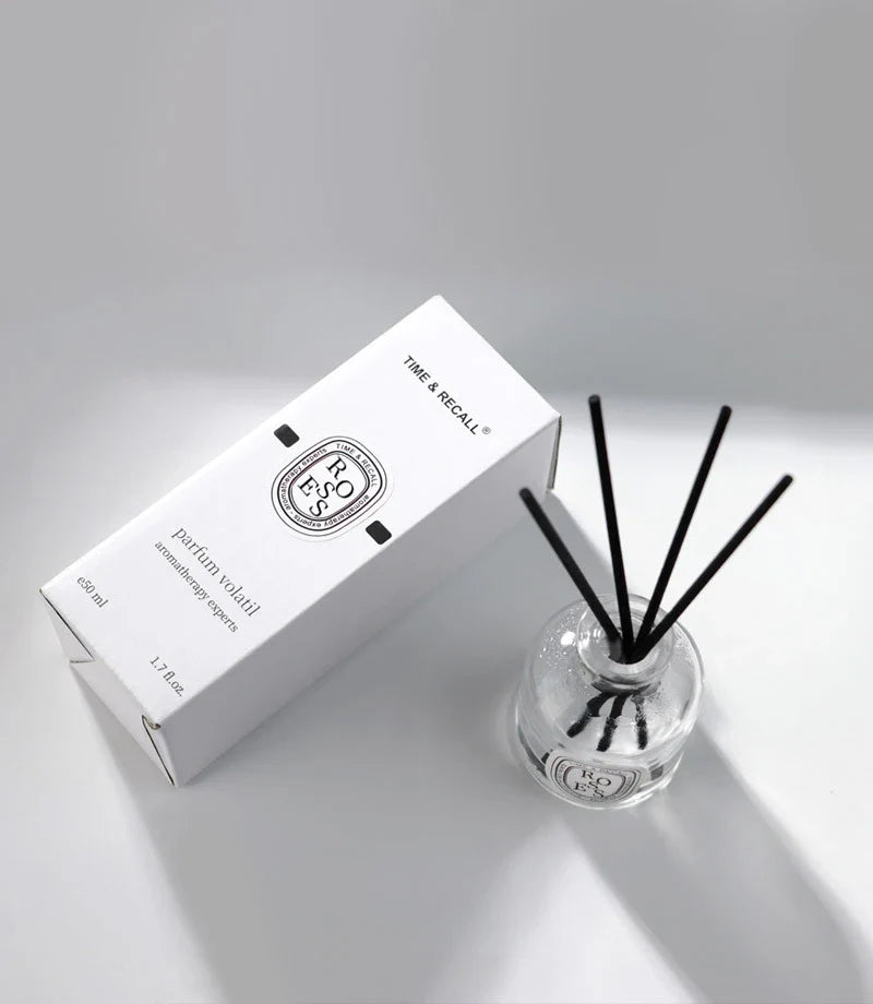 50ml Reed Diffuser Gift Set – Home Fragrance Oil with 4 Reed Sticks, Essential Oil Air Freshener for Bathroom & Home