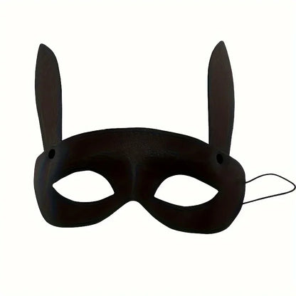 Retro Animal Half Face Mask - Halloween Cosplay Party & Mardi Gras Costume Accessory