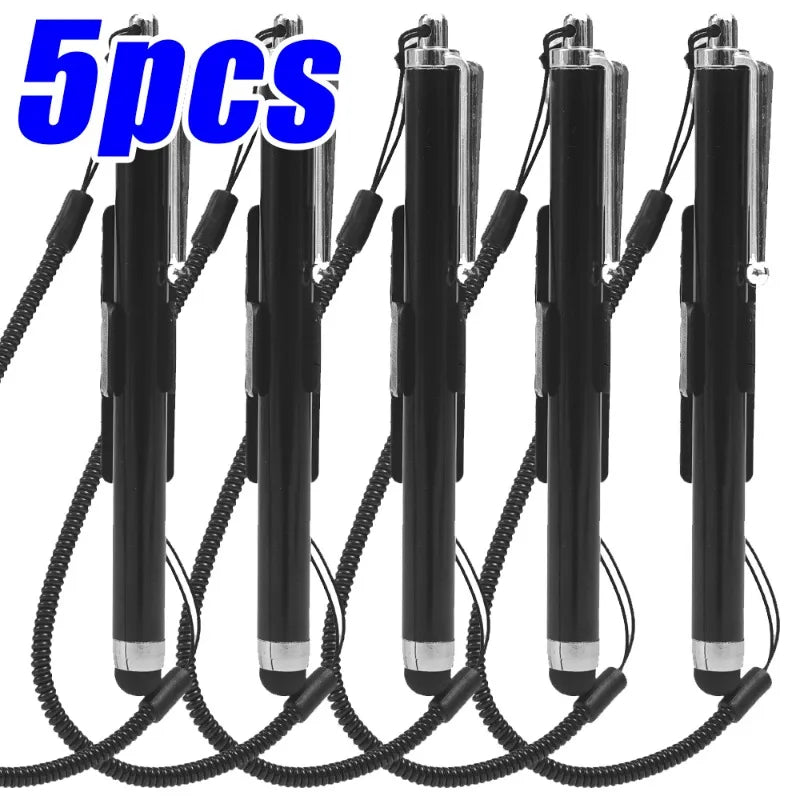 Motorcycle & Cycling Touch Pen – Universal Mobile Stylus with Spring Rope for Riding