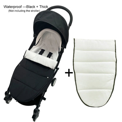 Universal Stroller Footmuff – Windproof, Waterproof & Thermal Warm, Compatible with YOYO & Bugaboo Strollers
