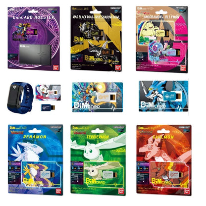 Genuine Digimon Adventure VITAL Bracelet Toy – DIM Card, Impmon Action Figure & Collectible Scale Model
