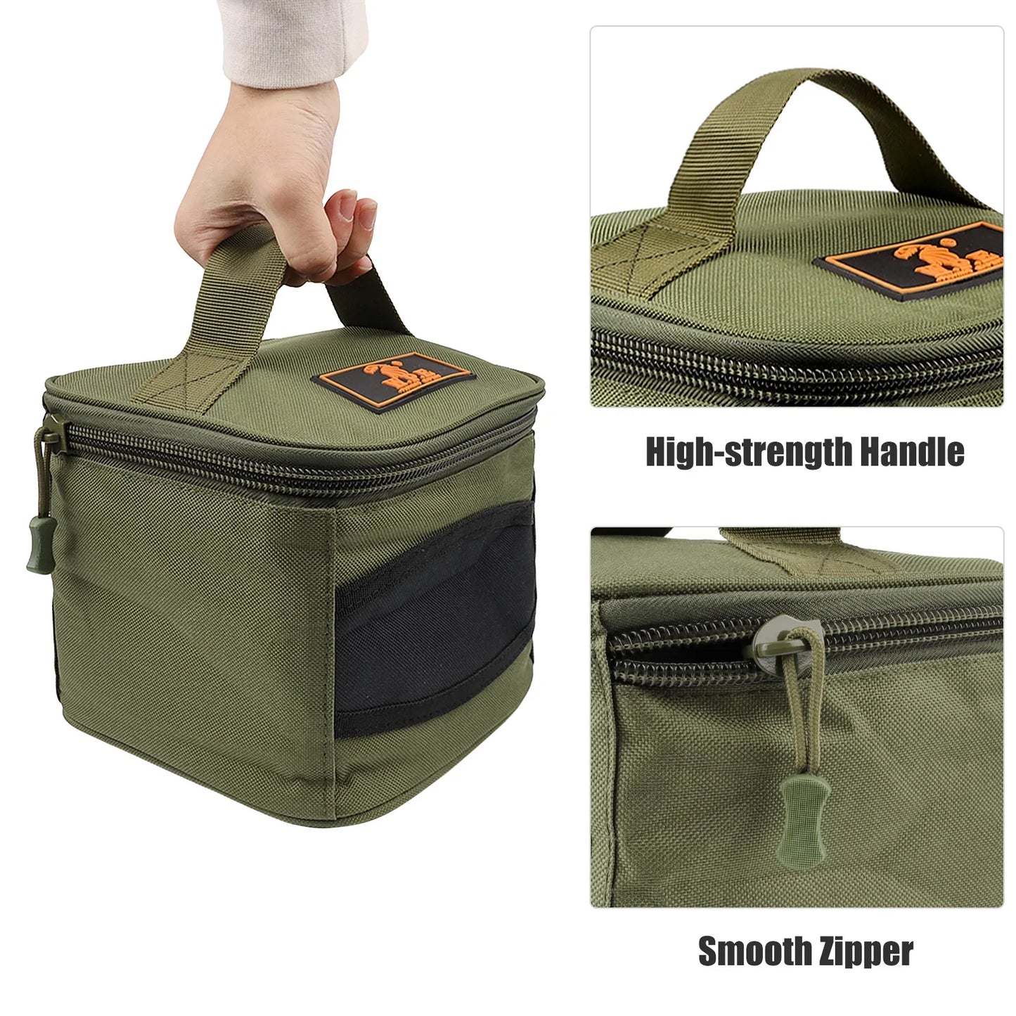 Fishing Reel Storage Bag | Oxford Cloth Carrying Case for 500-10000 Series Spinning Reels | Lure Gear Organizer